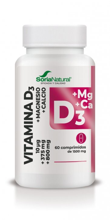 vitamina d3 + calcio + magnesio - soria-natural